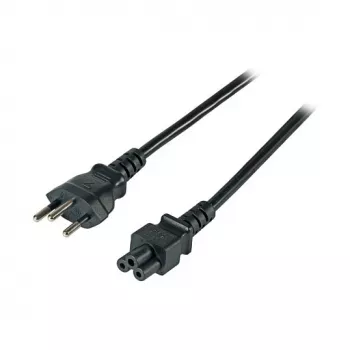 EFB-Elektronik Netzkabel Schweizer Typ 12 - C5 180°, schwarz, 1,8 m, 3 x 0,75 mm² Hersteller: EFB Elektronik (EK495.1,8V2)