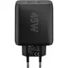 Goobay 65411 Ladegerät für Mobilgeräte Kopfhörer - Smartphone - Tablet Schwarz AC Schnellladung Innenbereich (65411)
