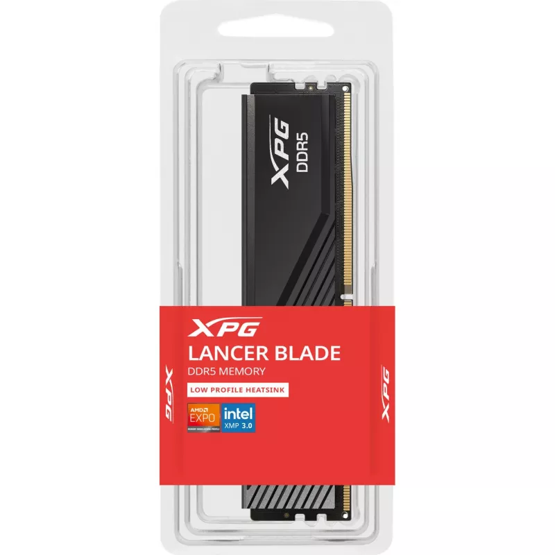 DIMM 16 GB DDR5-6000, Speicher schwarz, AX5U6000C3616G-SLABBK, XPG Lancer Blade, INTEL XMP, AMD EXPO