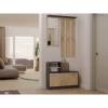 Garderobenschrank top e shop GAR ANT/ART mit 1 Drehtür, 850×240×1600 mm