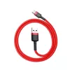 USB-2.0-A-auf-USB-C-Kabel Baseus CATKLF-B09 1m QC3.0 Nylongeflecht rot, Schnellladung und Datensynchronisation