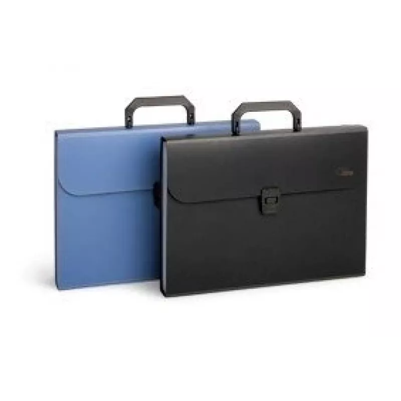 Aktenkoffer, Dokumentenmappe Forpus, A4, blau, 12 + 1 Fächer 0822-006