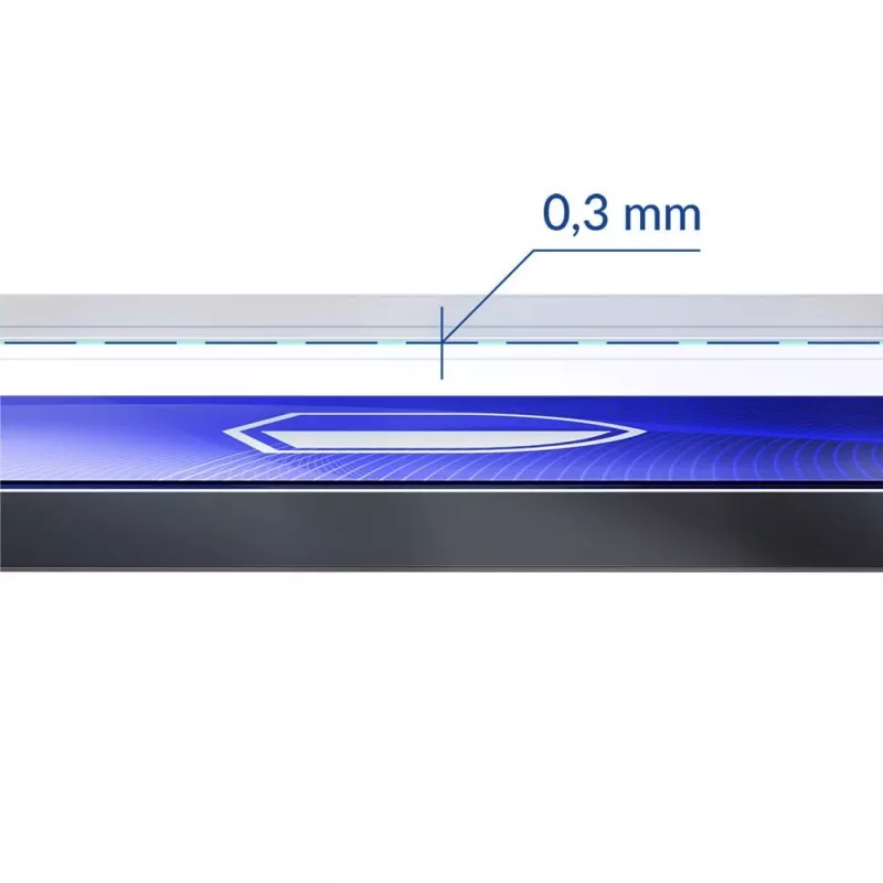Gehärteter flexibler Displayschutz 3MK FlexibleGlass Pro für Apple iPhone 15 – klar, kratzfest