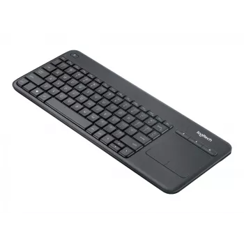 Logitech Wireless Touch Keyboard K400 Plus - Tastatur - kabellos - 2,4 GHz - Tschechisch - Schwarz