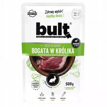BULT Kaninchenreiches Fleischbeutel nasses Hundefutter 500 g