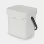 Brabantia Schwarz & Go 3 l 1 Korb(-körbe) Grau (213229)