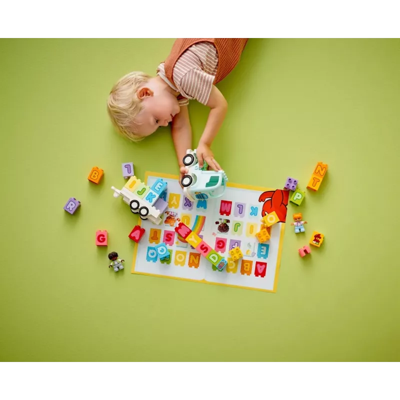 Konstruktionsspielzeug LEGO DUPLO 10421 ABC-Lastwagen, 36 Teile, 2 Minifiguren, ab 2 Jahren, Maße 110 × 140 × 70 mm