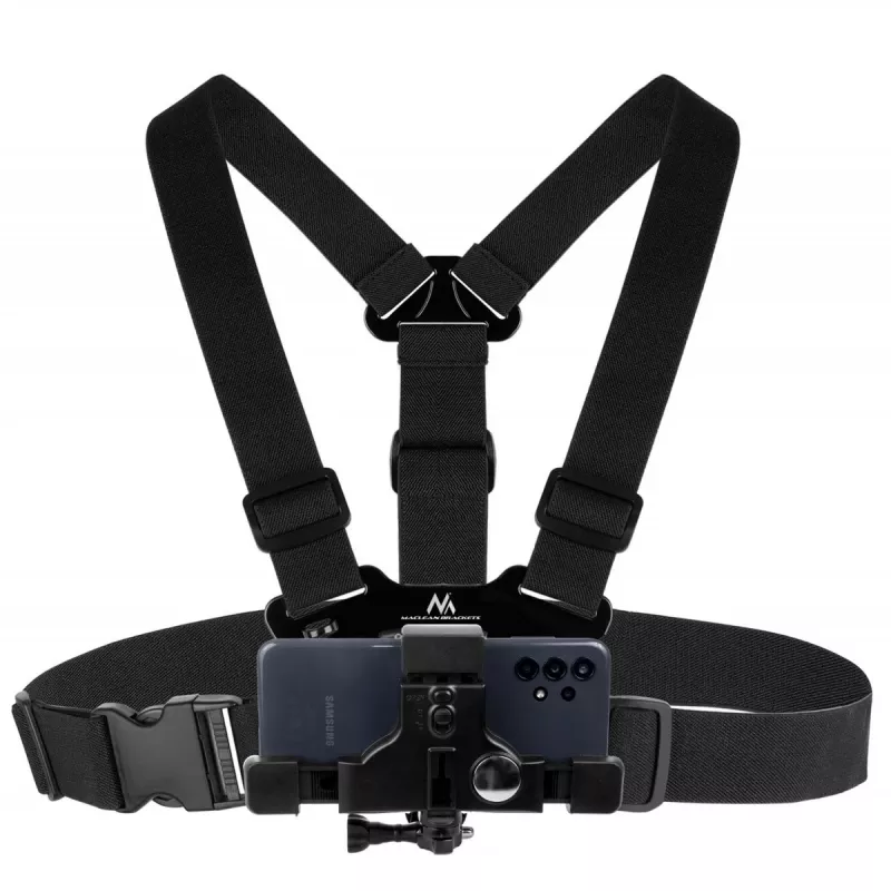 Sportgurt MACLEAN MC-445 — universelle Brusthalterung für Telefone, Kameras und GoPro