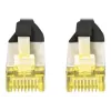 Netzwerkkabel Digitus CAT 6A S/FTP RJ-45 2m Schwarz