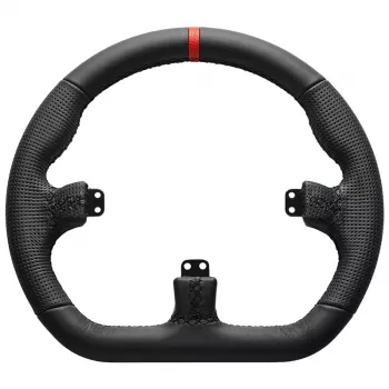 Asetek SimSports GT Rim - Closed D, Leder - Schwarz
