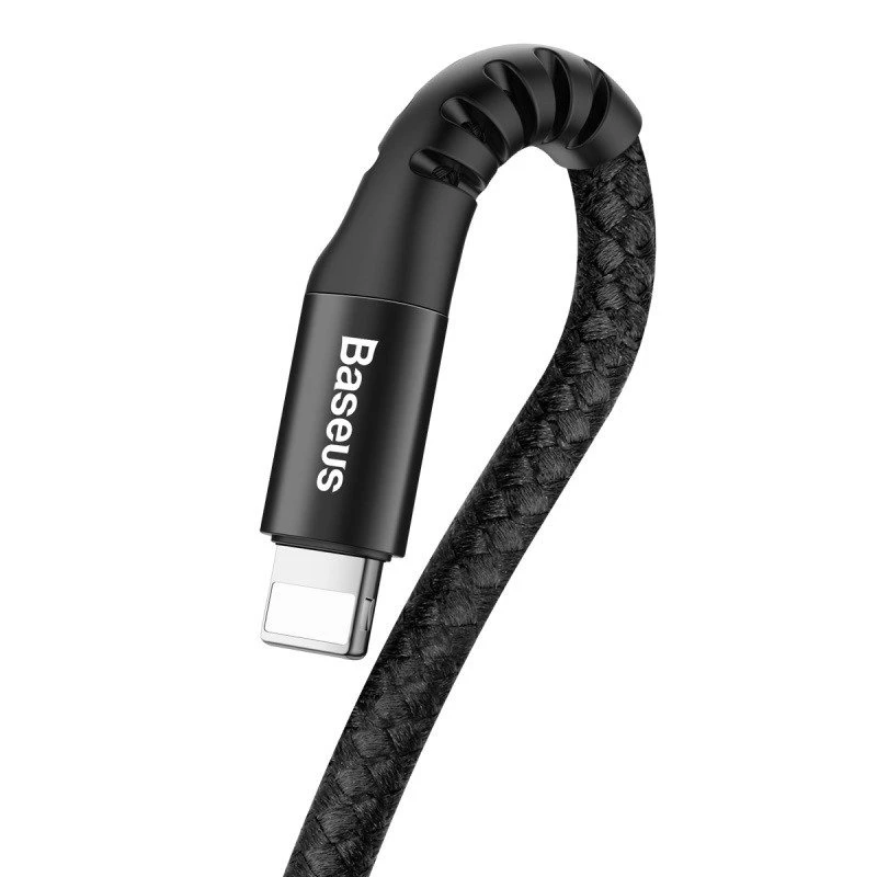 Baseus Spiralkabel Lightning 1m 2A (schwarz)
