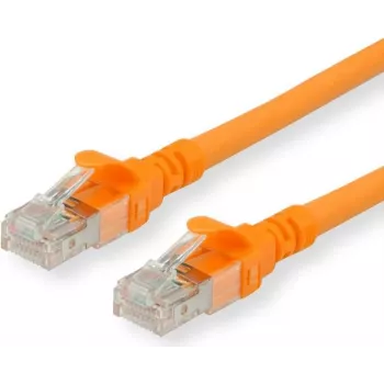 ROLINE - Patchkabel - RJ-45 (M) auf RJ-45 (M) - 3 m - UTP - CAT 6 - Halogenfrei, Vergossen, Flexibel - orange (21.15.2573)