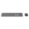 Multi-Device Tastatur- und Maus-Set Schwarz Grau