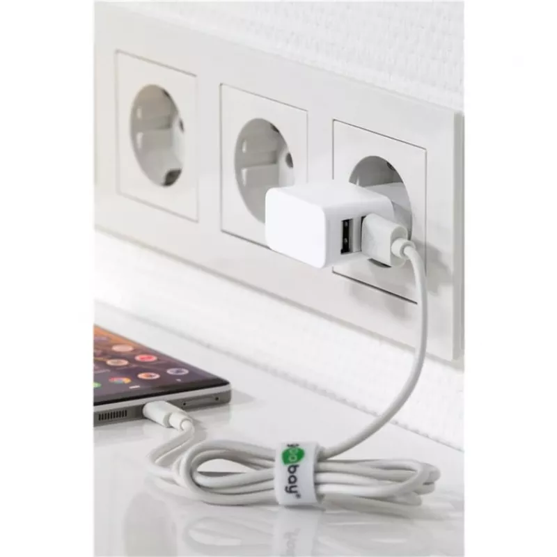 Goobay 44985 Mobiltelefonkabel Weiß