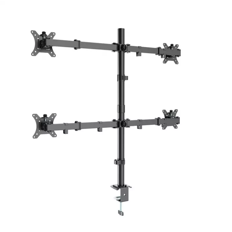 Monitorhalterung Gembird MA-D4-01, Tischklemme für bis zu 4 Displays, 32 inch (81,3 cm), 40 kg, VESA 75x75–100x100, Schwarz