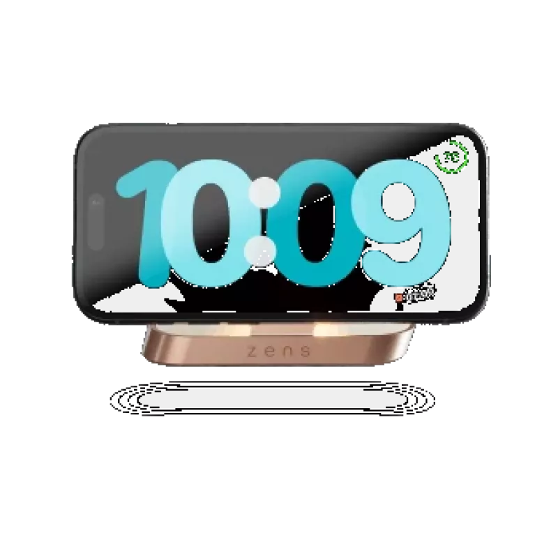 Kabelloses Ladegerät Zens Aluminium Series 20W/15W für Qi-fähige Telefone und Ohrhörer