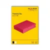 Schutzbox DeLOCK 18374 für 3,5-Zoll-HDD rot