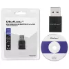 Kompakter kabelloser Mini-USB-WLAN-Adapter QOLTEC 57007 – Single-Band 2,4 GHz, bis zu 150 Mbit/s, interne Antenne