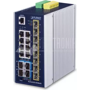 Managed Switch PLANET IP30 Industrial L3 8-Port