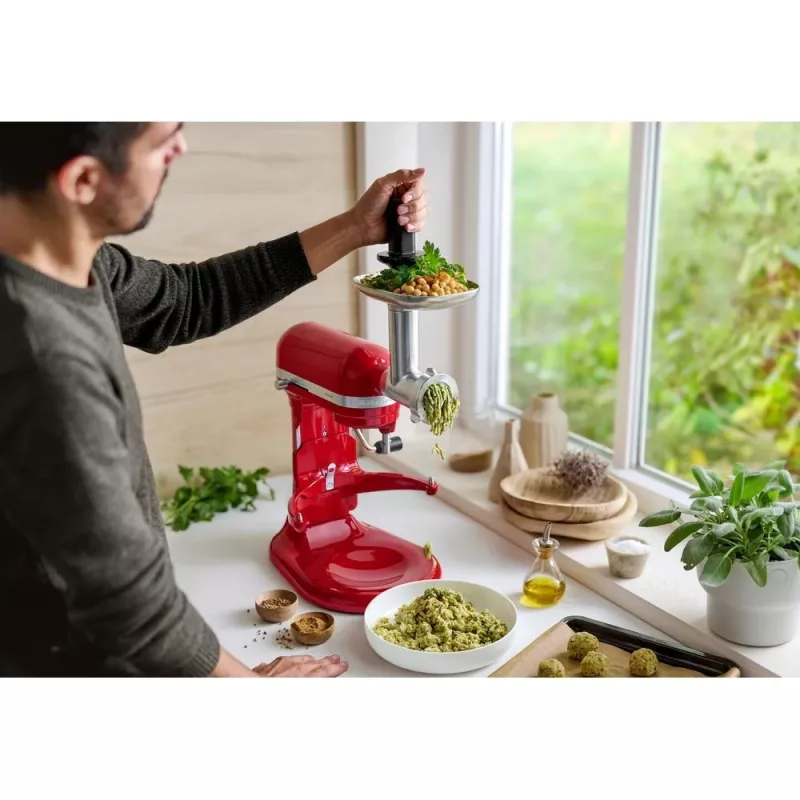 KitchenAid 5KSM60SPXEER Küchenmaschine 375 W Grau, Rot, Edelstahl