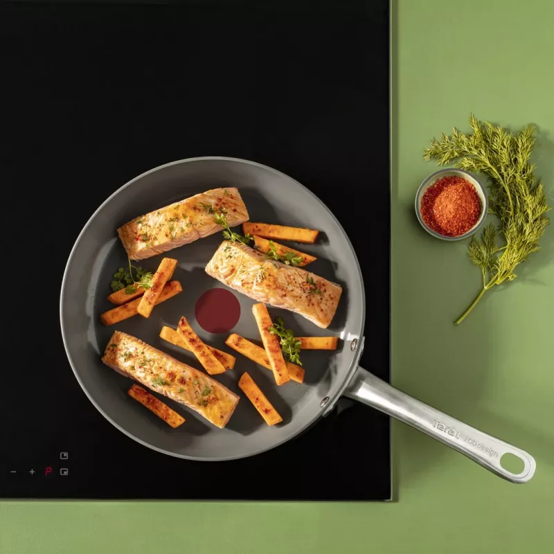 Bratpfanne Tefal Renewal C4260443 24 cm — Aluminium, Keramik-Antihaftbeschichtung, induktionsgeeignet, Thermo-Spot