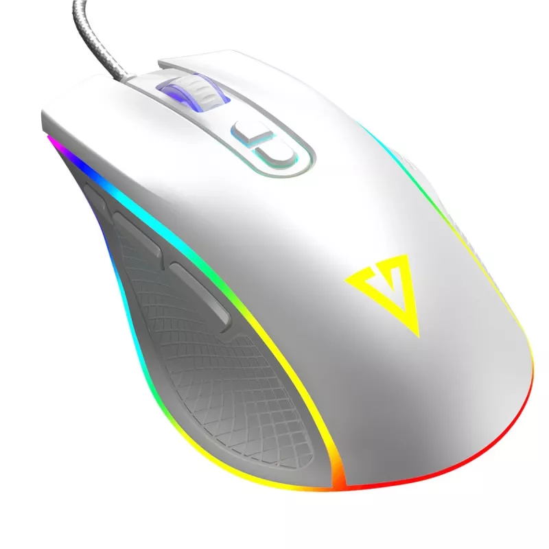 Kabelgebundene optische Maus MODECOM Volcano Veles (weiß) — Modell M-MC-VELES-200