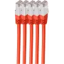 Netzwerkkabel ShiverPeaks BS75711-HR-SET5 Rot 1m Cat6 S/FTP