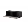 Cama living room furniture set ROCO 3 (2xRO3+2xRO4+2xRO1) Schwarz/Schwarz/Schwarz