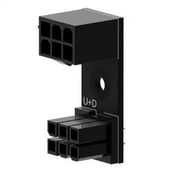6‑Pin PCIe 180° Adapter U+D by Singularity für GPU/PCIe-Stromkabel (SC-A-PCIE6-UD)
