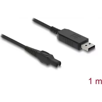 USB-Ladekabel DELOCK 15 V für Elektrorasierer kompatibel mit Philips OneBlade Pro 360 HQ7 HQ8 HQ9