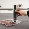 Hand-Vakuumiergerät Rommelsbacher VAC 253/S, batteriebetrieben, anthrazit, mit 3 Glasbehältern