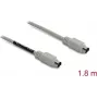 PS/2-Kabel DELOCK 87235 – 6-poliger Mini-DIN auf 6-poligen Mini-DIN, 1,8 m, beige
