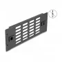 Belüftete Blindplatte DeLOCK 10 Zoll Netzwerkschrank-Panel 2U schwarz