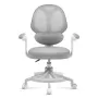 Drehstuhl mark adler Junior 4.5 Grau — ergonomischer Schreibtischstuhl, höhenverstellbar 40–50 cm, Netzrückenlehne, Rollenfußkreuz, Armlehnen, Lordosenstütze