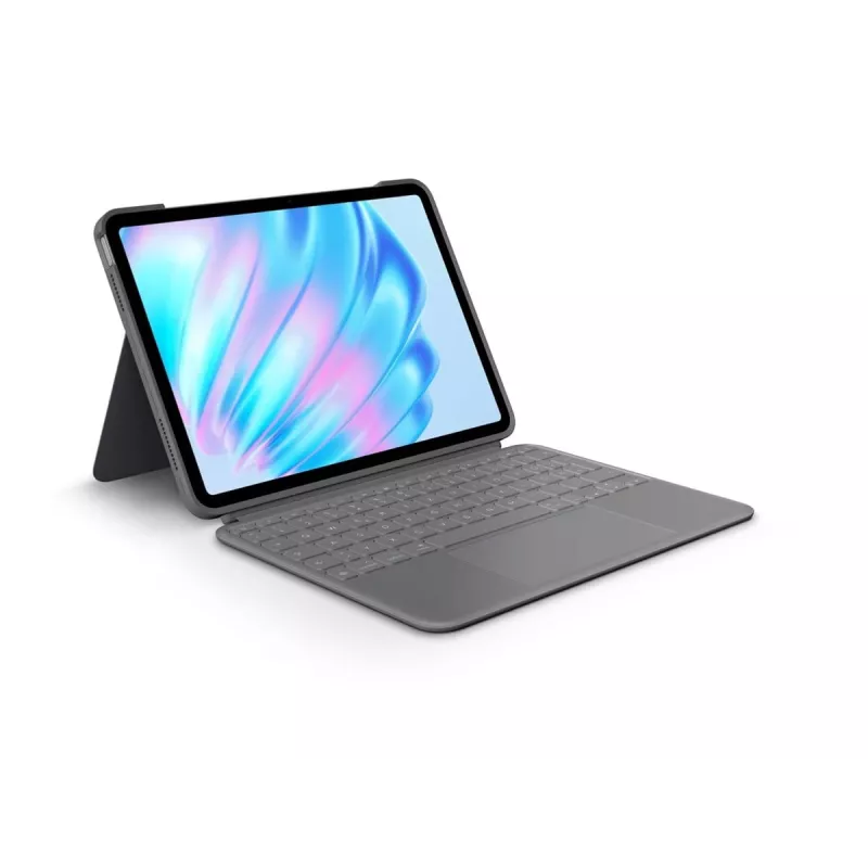 Logitech Combo Touch Tastaturhülle QWERTZ Deutsch Smart Connector Grau