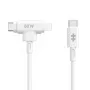 HYPER HyperJuice USB-Kabel USB 2.0 1,5 m USB-C USB-C/Lightning Weiß
