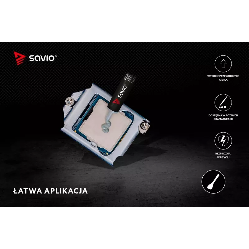Wärmeleitpaste SAVIO TG-02 8,5 W/mK 2 g