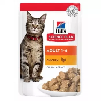 HILL'S Science Plan Adult mit Huhn - Nassfutter für Katzen - 85 g