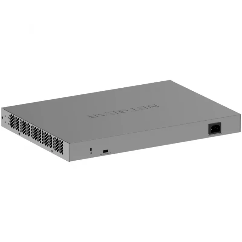 Managed Gigabit PoE Switch NETGEAR GS752TXUP — 48× Gigabit RJ-45, 10G-Unterstützung, 1U Rack, 176 Gbit/s Switching-Kapazität
