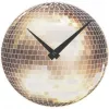 NeXtime Uhr 5172 Little Disco, Ø20 cm, Wand, Silber