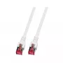 EFB-Elektronik RJ45 Patchkabel Kat.6 S/FTP LSZH Weiß 10m Hersteller: EFB Elektronik (K5518.10)