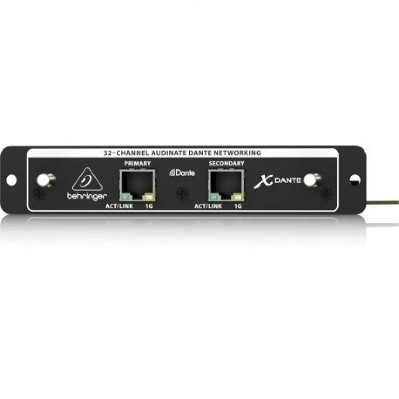 Erweiterungskarte Behringer X-DANTE für X32 — Dante-Netzwerk-Audio 32 Kanäle