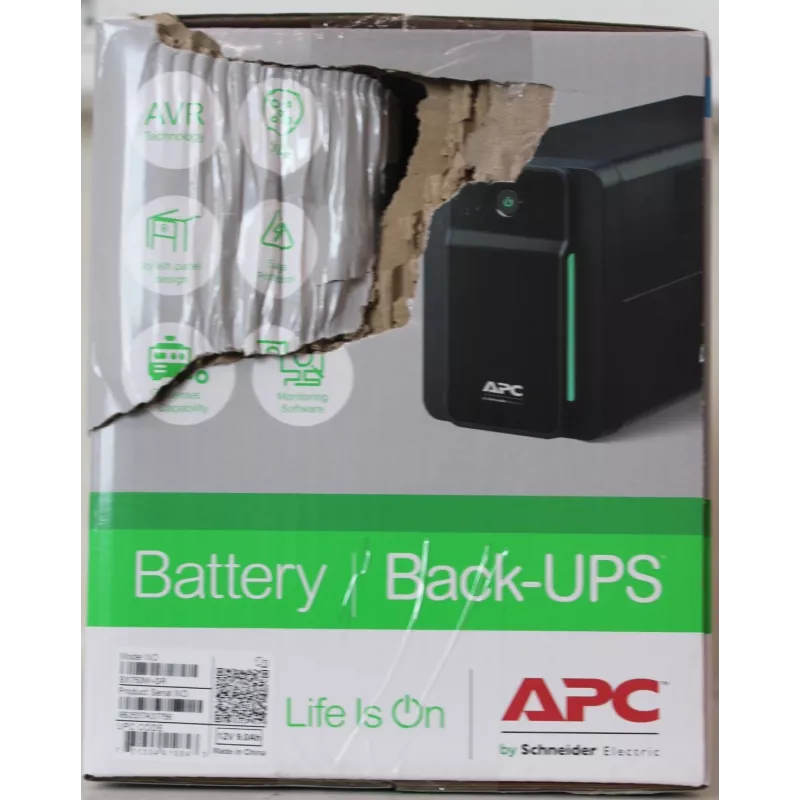 Unterbrechungsfreie Stromversorgung Schneider Electric APC Back-UPS BX750MI-GR — 750 VA, 410 W, Line-Interactive, eingebauter Akku