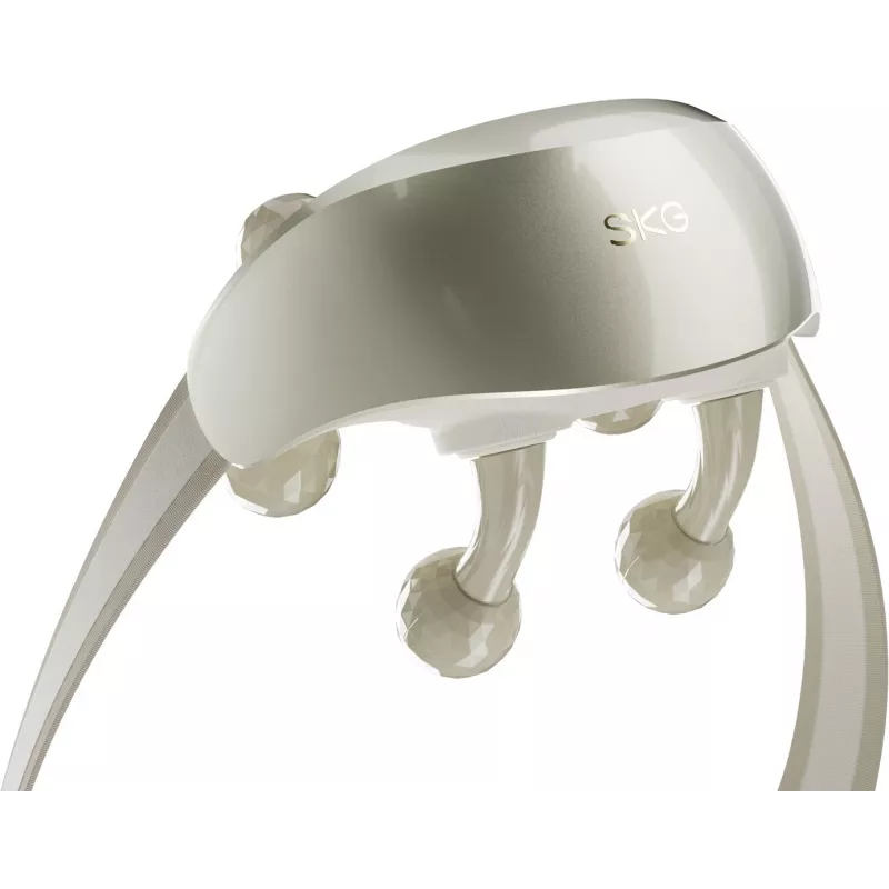 SKG H7 Ultra – Graue Massageköpfe, Kombi-Massage, Kompressionsmassage, Knetmassage, Vibrationsmassage, Nacken, Schultern, Grau, Kunststoff, Tasten, Batterie