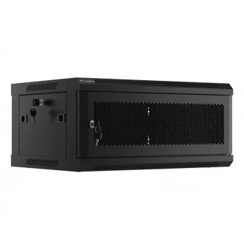 Lanberg WF01-6404-23B Rack-Schrank 4U Wandmontage Schwarz