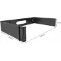 Rackbasis DeLOCK 19 Zoll Wandmontage-Rack 2U klappbar schwarz