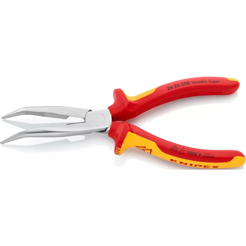 KNIPEX ISOLIERTE ZANGE 1000V GEBOGEN VERLÄNGERT 200mm