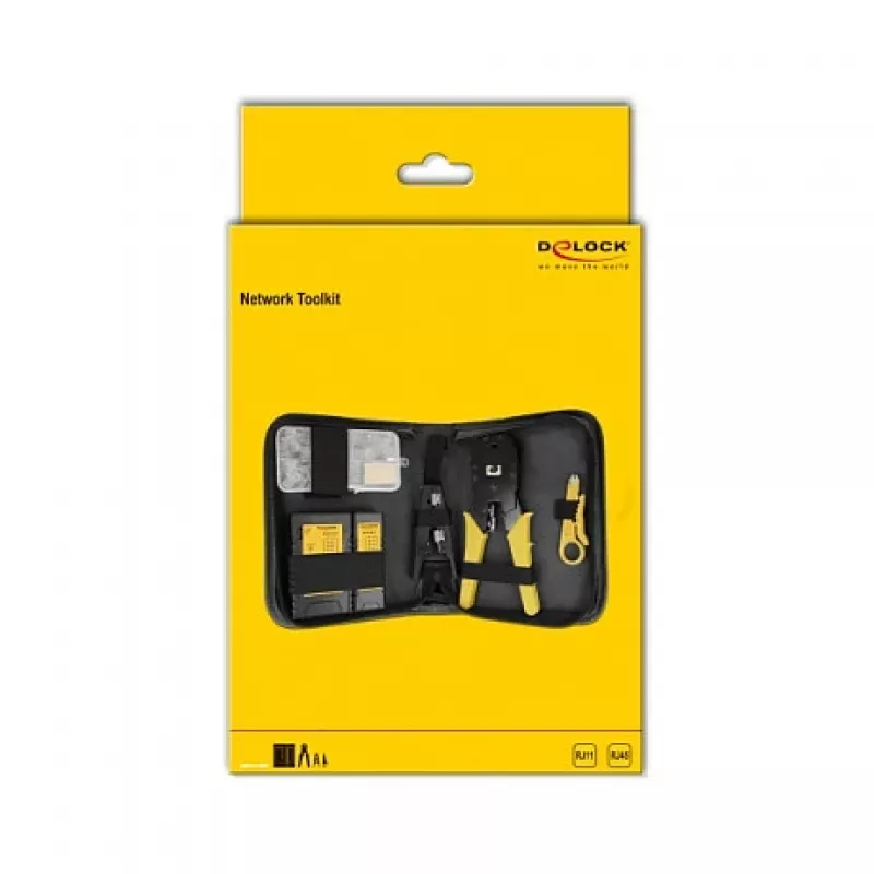 Netzwerk-Toolkit für RJ45 und RJ11 DeLOCK 86696