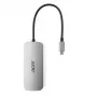 7-in-1 USB-C Dongle Acer — USB 3.2 Gen 1 Typ-C, 3x USB-A, HDMI, SD/MicroSD, 100W PD, Silber