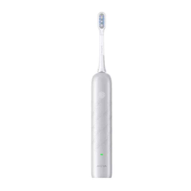 Elektrische Zahnbürste MOVA Fresh Pro Adult Sonic Silber — 4 Modi, Li‑Ion-Akku, integrierter Timer